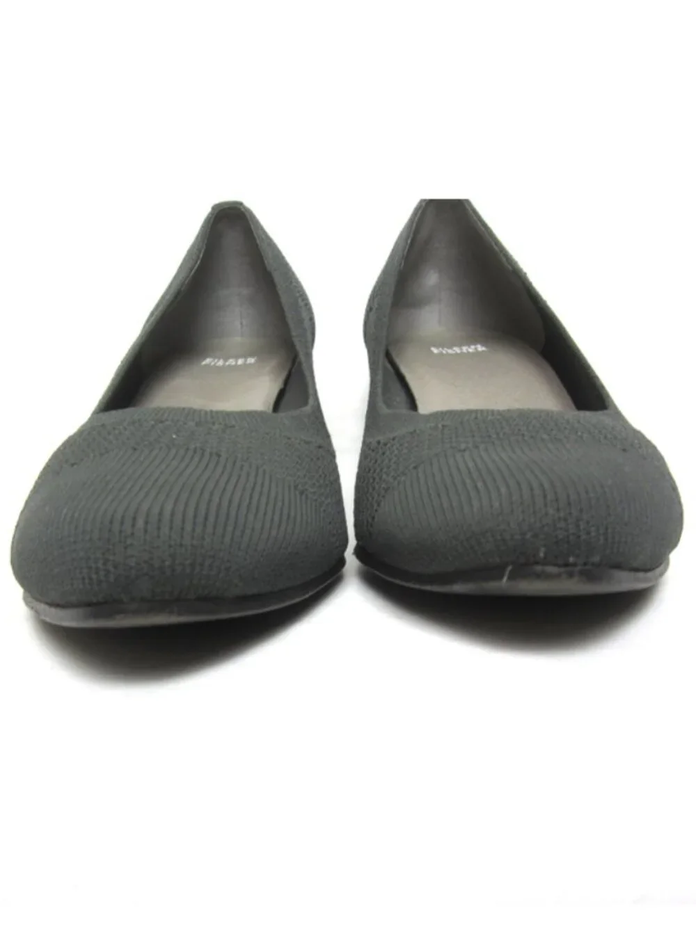 Eileen Fisher Graphite Gray Size 10 Women's Kiss Stretch Knit Pump Suede Leather